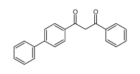 1-(4-phenylphenyl)-3-phenyl-propane-1,3-dione Structure