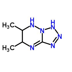 6,7-Dimethyl-3,5,6,7-tetrahydrotetrazolo[1,5-b][1,2,4]triazine结构式