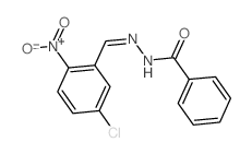 Benzoic acid,2-[(5-chloro-2-nitrophenyl)methylene]hydrazide structure