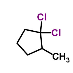 1,1-Dichloro-2-methylcyclopentane结构式