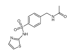 4-(acetylamino-methyl)-benzenesulfonic acid thiazol-2-ylamide Structure