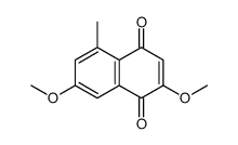 2,7-dimethoxy-5-methylnaphthalene-1,4-dione结构式