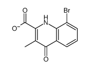 8-bromo-3-methyl-4-oxo-1H-quinoline-2-carboxylate Structure