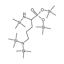 [4-[Bis(trimethylsilyl)amino]-1-[(trimethylsilyl)amino]butyl]phosphonic acid bis(trimethylsilyl) ester picture