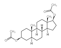 [(3S,5S,8R,9S,10S,13S,14S,17S)-17-acetyloxy-10,13-dimethyl-2,3,4,5,6,7,8,9,11,12,14,15,16,17-tetradecahydro-1H-cyclopenta[a]phenanthren-3-yl] acetate结构式