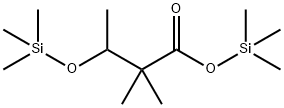 2,2-Dimethyl-3-(trimethylsiloxy)butyric acid trimethylsilyl ester结构式