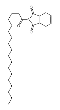 2-octadecanoyl-3a,4,7,7a-tetrahydroisoindole-1,3-dione结构式