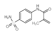 2-methyl-N-(4-sulfamoylphenyl)prop-2-enamide Structure