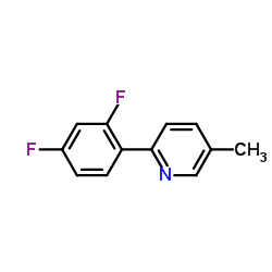 2-(2,4-二氟苯基)-5-甲基吡啶图片