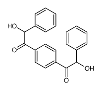 2-hydroxy-1-[4-(2-hydroxy-2-phenylacetyl)phenyl]-2-phenylethanone结构式