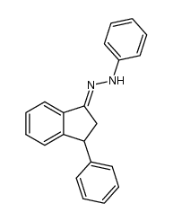 3-phenylindan-1-one phenyl-hydrazone Structure