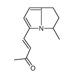 4-(5-methyl-6,7-dihydro-5H-pyrrolizin-3-yl)but-3-en-2-one Structure