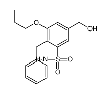 2-benzyl-5-(hydroxymethyl)-3-propoxybenzenesulfonamide Structure