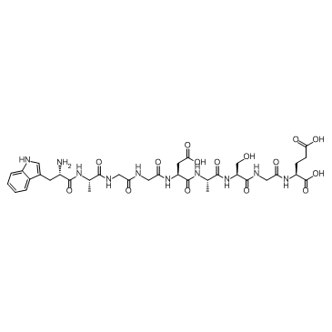 Delta-Sleep Inducing Peptide trifluoroacetate salt structure