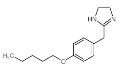 1H-Imidazole,4,5-dihydro-2-[[4-(pentyloxy)phenyl]methyl]- picture