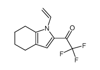 4,5,6,7-tetrahydro-2-(trifluoroacetyl)-1-vinylindole Structure