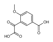 (5-carboxy-2-methoxy-phenyl)-glyoxylic acid结构式