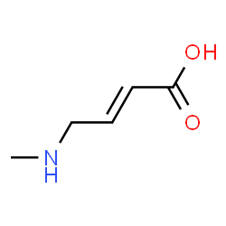 (2E)-4-(Methylamino)-2-butenoic acid Structure