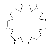 1,7,13,19-tetrathia-4,16-diazacyclotetracosane结构式