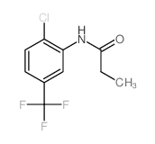 N-[2-chloro-5-(trifluoromethyl)phenyl]propanamide结构式