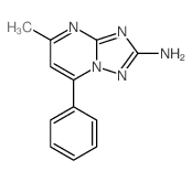 5-甲基-7-苯基[1,2,4]三唑并[1,5-a]嘧啶-2-胺结构式