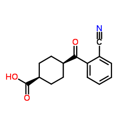 cis-4-(2-Cyanobenzoyl)cyclohexanecarboxylic acid picture