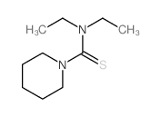 1-Piperidinecarbothioamide, N,N-diethyl-结构式