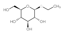 乙基 1-硫代-β-D-吡喃葡萄糖苷结构式