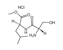 Ser-Leu-OMe hydrochloridel结构式