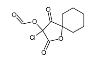 3-Chlor-3-formyloxy-1-oxa-spiro[4.5]decan-2,4-dion Structure