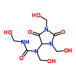 Diazolidinyl urea structure