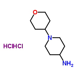 1-(四氢-2H-吡喃-4-基)哌啶-4-胺结构式