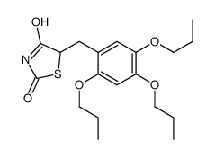 5-[(2,4,5-tripropoxyphenyl)methyl]-1,3-thiazolidine-2,4-dione Structure