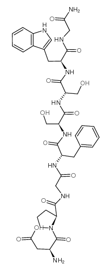 (PYR6,PRO9)-SUBSTANCE P (6-11)结构式