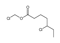 chloromethyl 5-chloroheptanoate Structure