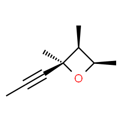 Oxetane, 2,3,4-trimethyl-2-(1-propynyl)-, (2alpha,3alpha,4alpha)- (9CI)结构式