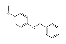 1-methylsulfanyl-4-phenylmethoxybenzene结构式