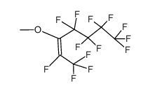 methyl perfluoro-1-butyl-1-propenyl ether Structure