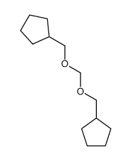 formaldehyde-(bis-cyclopentylmethyl-acetal) Structure