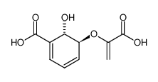 (+)-isochorismic acid Structure