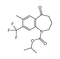 ISOPROPYL 7-METHYL-5-OXO-8-(TRIFLUOROMETHYL)-2,3,4,5-TETRAHYDRO-1H-BENZO[B]AZEPINE-1-CARBOXYLATE picture