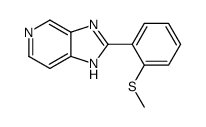 2-(2-methylsulfanylphenyl)-3H-imidazo[4,5-c]pyridine Structure