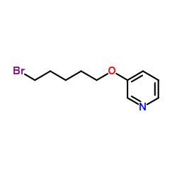 3-[(5-Bromopentyl)oxy]pyridine结构式