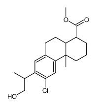 methyl 6-chloro-7-(1-hydroxypropan-2-yl)-4a-methyl-2,3,4,9,10,10a-hexahydro-1H-phenanthrene-1-carboxylate Structure