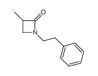 3-methyl-1-(2-phenylethyl)azetidin-2-one结构式