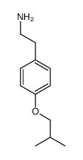 2-[4-(2-methylpropoxy)phenyl]ethanamine结构式