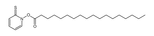 Octadecanoic acid, 2-thioxo-1(2H)-pyridinyl ester Structure