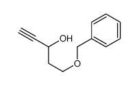 5-phenylmethoxypent-1-yn-3-ol Structure