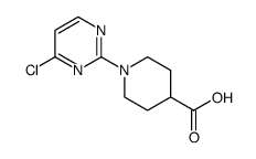 4-Piperidinecarboxylic acid, 1-(4-chloro-2-pyrimidinyl)结构式