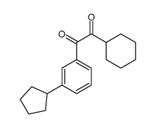 1-cyclohexyl-2-(3-cyclopentylphenyl)ethane-1,2-dione Structure